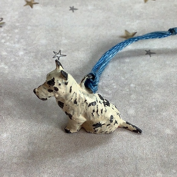 VINTAGE 1930s? PREMIUM METAL CRACKER JACK DOG CHARM PRIZE - Picture 3 of 5